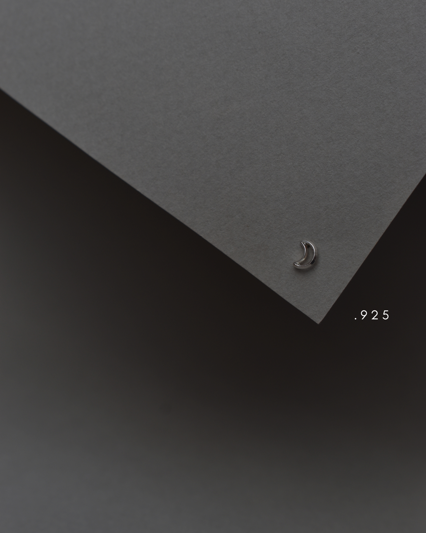Piercing Metal de Luna Plata .925